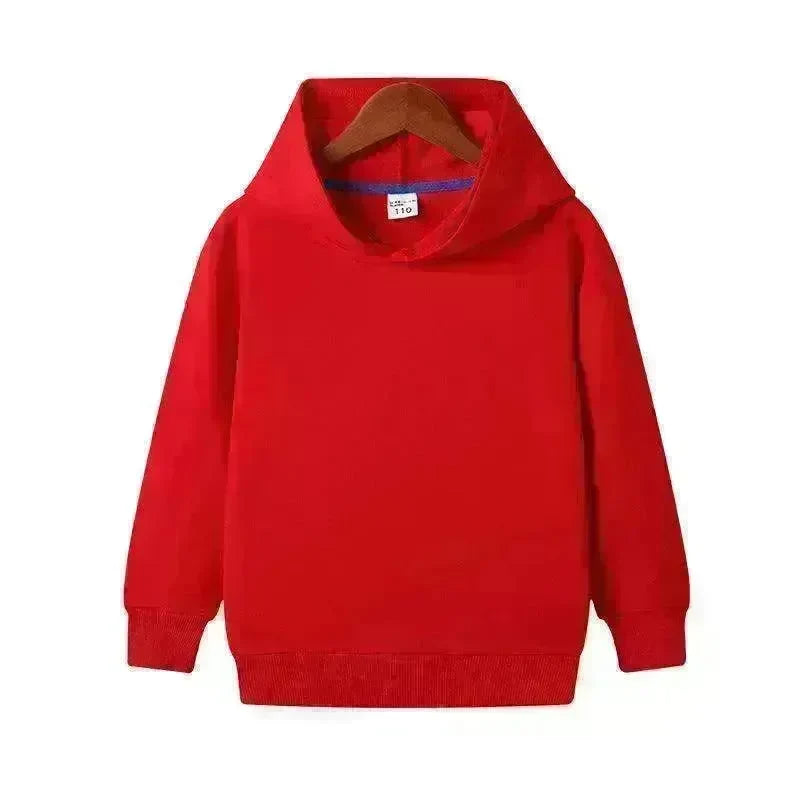 Middle And Small Size Children's Customized Pure Cotton Hooded Blank Sweater - EX-STOCK CANADA