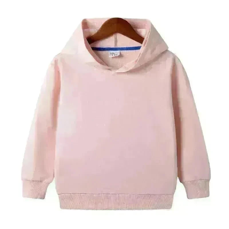 Middle And Small Size Children's Customized Pure Cotton Hooded Blank Sweater - EX-STOCK CANADA