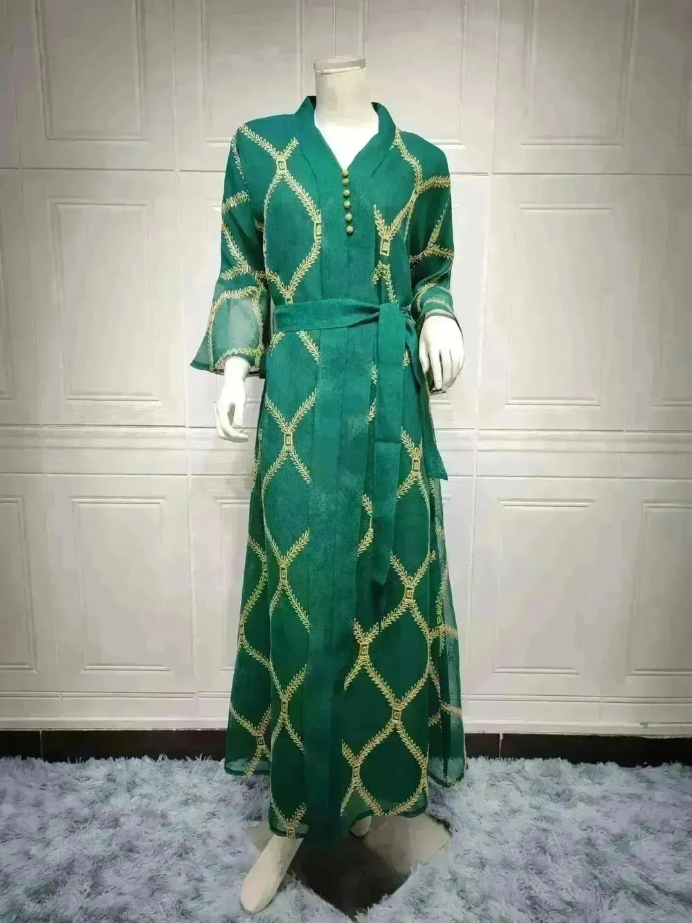 Middle East Arab Temperament Gauze Dress - EX-STOCK CANADA
