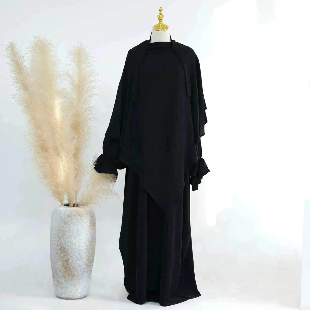 Middle East Dubai Turkey Solid Color Dress Leisure - EX-STOCK Canada