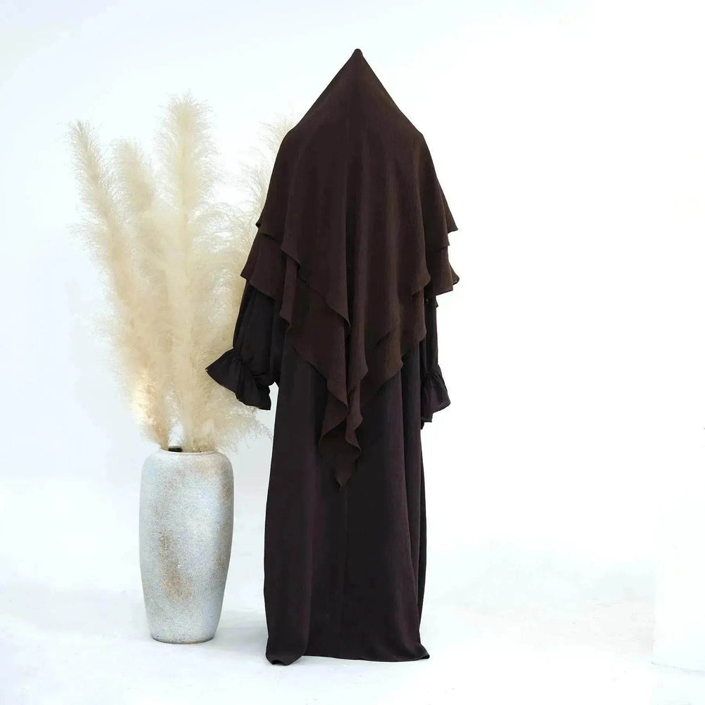 Middle East Dubai Turkey Solid Color Dress Leisure - EX-STOCK Canada