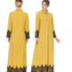 Middle East Turkey Full Button Ethnic Lace Robe Long Dress - EX-STOCK Canada