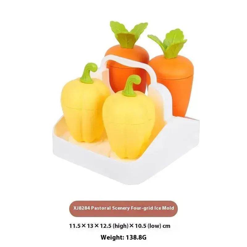 Milky Tea Cup Four Grid Ice Tray Ice-cream Mould - EX-STOCK Canada