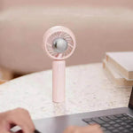 Mini Handheld Mute Fan Semiconductor Refrigeration Cooling Portable Air Conditioner Battery USB Rechargeable Fan Outdoor - EX-STOCK Canada