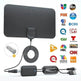 Mini HD Indoor Digital TV Antenna with IEC Adapter - EX-STOCK Canada