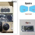 Mini Massage Pad Smart LCD Display Electrotherapy Massager Cervical Spine Waist Back Butterfly Instrument Pocket - EX-STOCK Canada