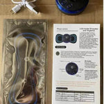 Mini Massage Pad Smart LCD Display Electrotherapy Massager Cervical Spine Waist Back Butterfly Instrument Pocket - EX-STOCK Canada