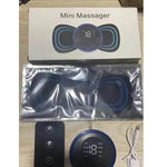 Mini Massage Pad Smart LCD Display Electrotherapy Massager Cervical Spine Waist Back Butterfly Instrument Pocket - EX-STOCK Canada