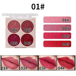 MISS ROSE Lipstick Compact 4 Color Lip Gloss Plate Moisturizing Easy To Color Lipstick Foreign Trade Exclusive For Cross-border In Stock Wholesale - EX-STOCK CANADA