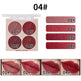 MISS ROSE Lipstick Compact 4 Color Lip Gloss Plate Moisturizing Easy To Color Lipstick Foreign Trade Exclusive For Cross-border In Stock Wholesale - EX-STOCK Canada