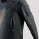Milwaukee Leather Men's Crossover Scooter Jacket w/ Reflective Skulls & Full Sleeve Removable Hoodie 