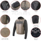 Gilet en cuir Milwaukee Leather pour hommes avec capuche et crâne | Gilet moto 2 en 1 
