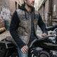 Gilet en cuir Milwaukee Leather pour hommes avec capuche et crâne | Gilet moto 2 en 1 