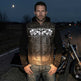 Gilet en cuir Milwaukee Leather pour hommes avec capuche et crâne | Gilet moto 2 en 1 