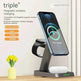 Mobile Phone Vertical Wireless Charger Watch Wireless Charger Mobile Phone Wireless Three-in-one Charger - EX-STOCK Canada