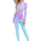 Modest 3 Piece Burkini Swimsuit Set long sleeve - EX-STOCK CANADA