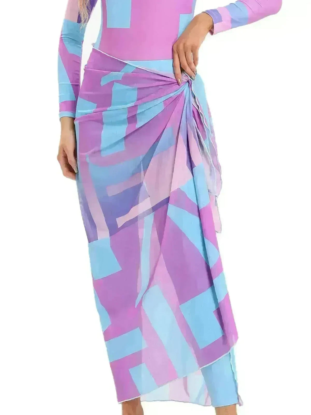 Modest 3 Piece Burkini Swimsuit Set long sleeve - EX-STOCK CANADA