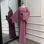 Modest Plain Abaya Dress for Arab Middle East Dubai Turkey Women Casual Everyday Kaftan Abaya - EX-STOCK Canada
