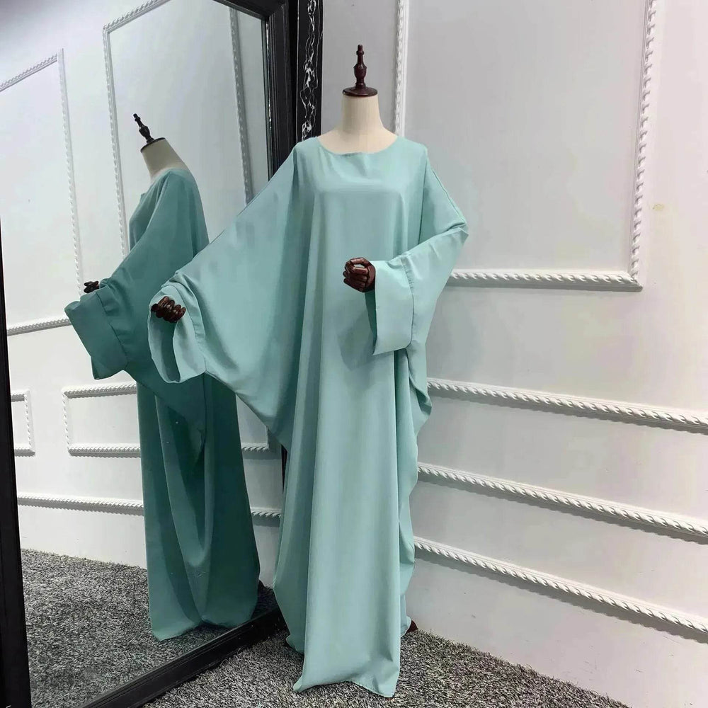 Modest Plain Abaya Dress for Arab Middle East Dubai Turkey Women Casual Everyday Kaftan Abaya - EX-STOCK Canada