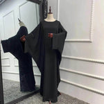 Modest Plain Abaya Dress for Arab Middle East Dubai Turkey Women Casual Everyday Kaftan Abaya - EX-STOCK Canada
