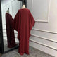 Modest Plain Abaya Dress for Arab Middle East Dubai Turkey Women Casual Everyday Kaftan Abaya - EX-STOCK Canada