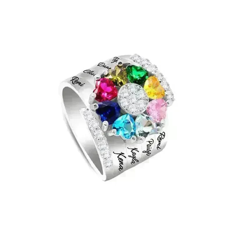 Mother's Day Gift DIY Engraved Ring - EX-STOCK CANADA