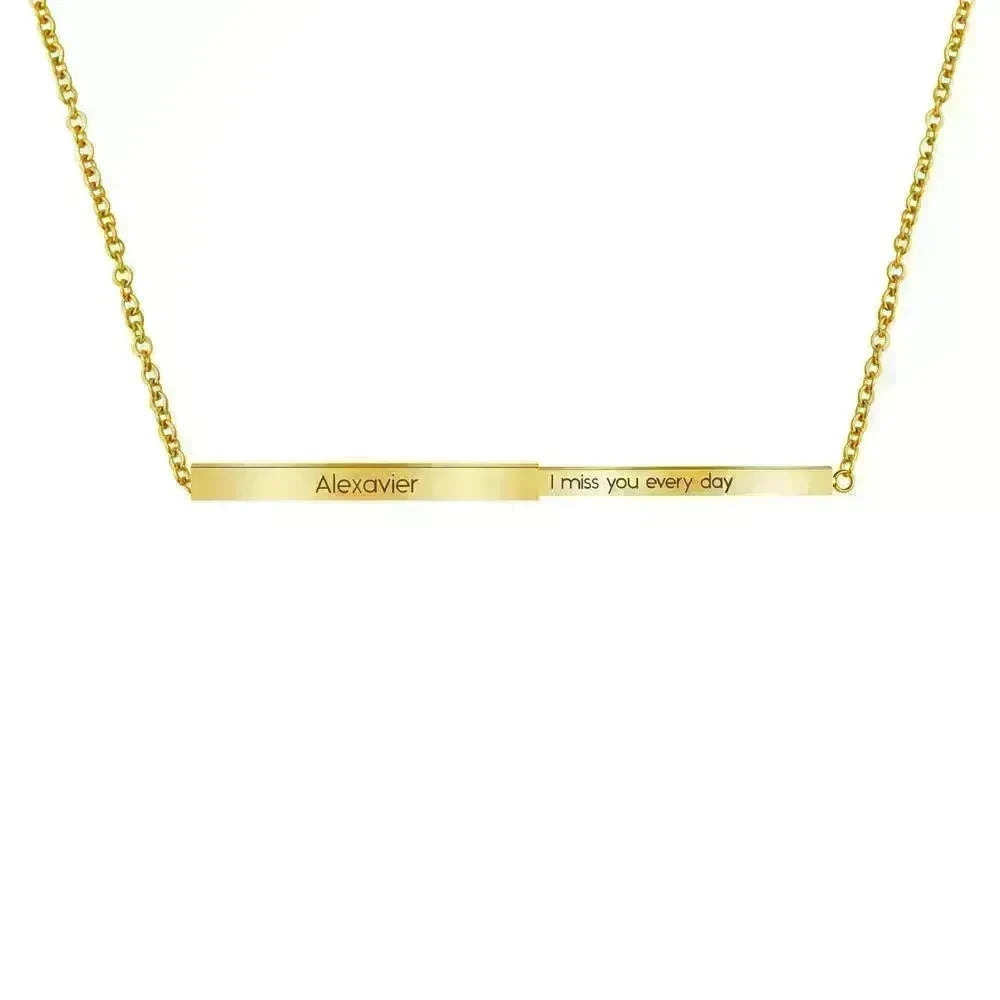 Mother's Day Necklace Inscription DIY - EX-STOCK CANADA