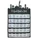 Mubarak Eid Ramadan Fabric Wall Calendar - EX-STOCK CANADA