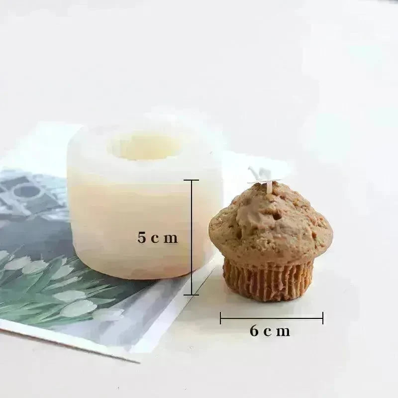 Muffin Cupcake Scented Candle Silicone Mold - EX-STOCK CANADA