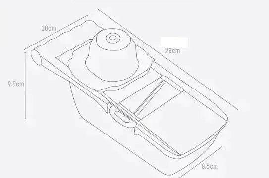 Multi-function Vegetable Slicer Kitchen chopper - EX-STOCK Canada