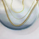 Multi-Layer Thick Chain Stacking Necklace Personality Three-Layer Clavicle Chain Gold Necklace for Women - EX-STOCK CANADA