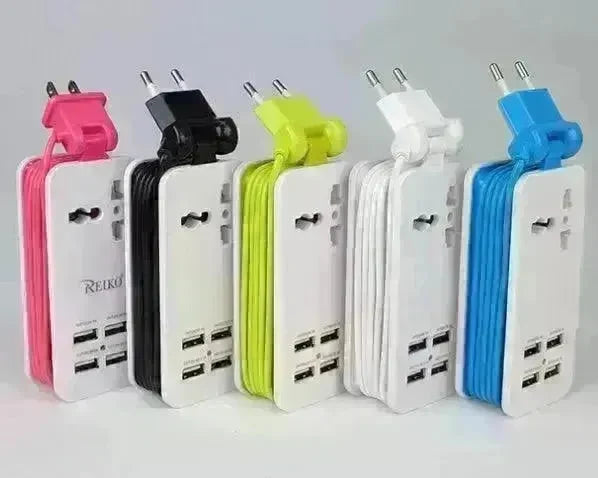 Multi-port Four-in-One USB Mobile Fast charging Port Power Strip Extension - EX-STOCK CANADA
