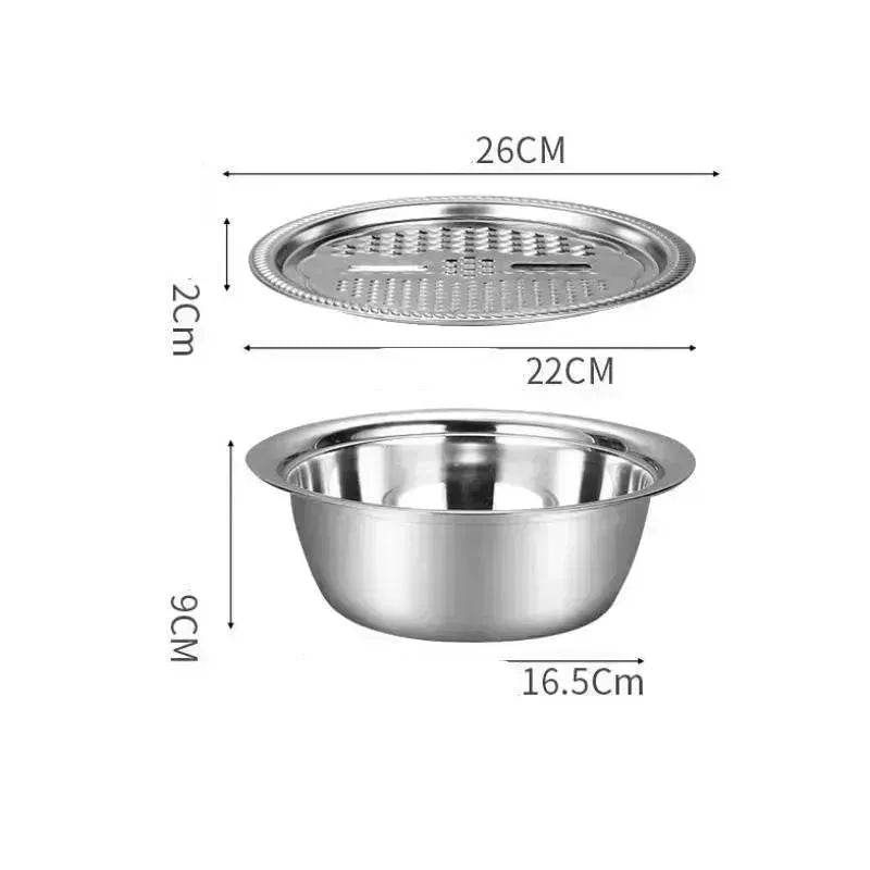 Multifunctional Stainless Steel Vegetable Chopper - EX-STOCK Canada