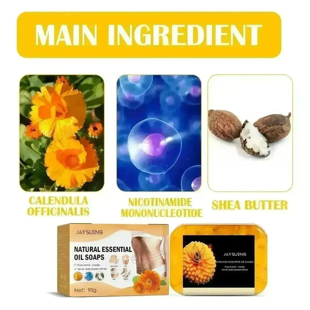 Natural Essential Oil Body Bath Soap Cleans And Tightens The Skin - EX-STOCK CANADA