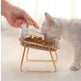 Neck-protecting sloped pet feed bowl Stand - EX-STOCK Canada