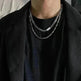 Necklace Diamond Trendy Hip Hop Necklace - EX-STOCK CANADA