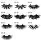 Nethong 25mm mink false eye lashes 6D three-dimensional messy cross-eye lashes Europe and the United States cross-border for eye lashes - EX-STOCK CANADA