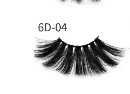 Nethong 25mm mink false eye lashes 6D three-dimensional messy cross-eye lashes Europe and the United States cross-border for eye lashes - EX-STOCK CANADA