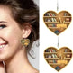 New Book Lovers Heart Librarian Earring - EX-STOCK CANADA