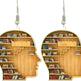 New Book Lovers Heart Librarian Earring - EX-STOCK CANADA