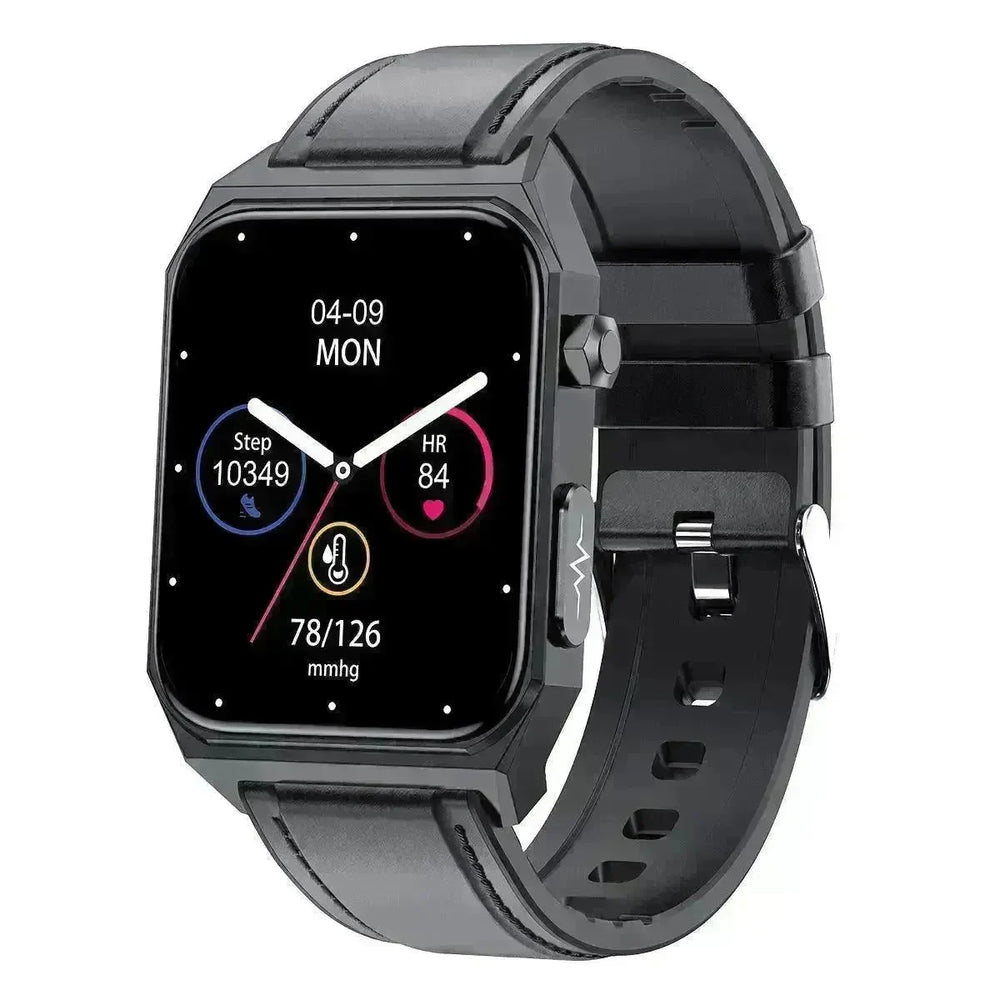 New E530 Blood Glucose Smart Watch ECG Blood Pressure Blood Oxygen Heart Rate Monitoring - EX-STOCK CANADA