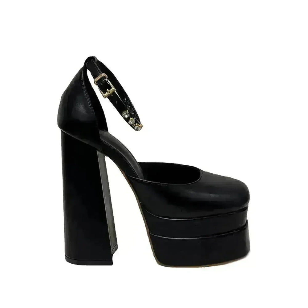 New Fashion 14cm Rhinestone Platform High Heels for Women model - EX-STOCK CANADA