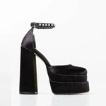 New Fashion 14cm Rhinestone Platform High Heels for Women model - EX-STOCK CANADA
