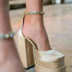 New Fashion 14cm Rhinestone Platform High Heels for Women model - EX-STOCK CANADA