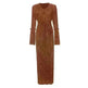 New Fashion Pleated Long Skirt Arab Dress - EX-STOCK CANADA
