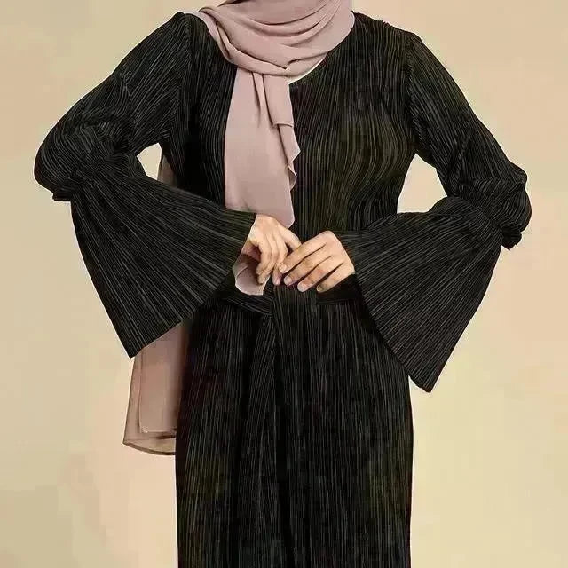 New Fashion Pleated Long Skirt Arab Dress - EX-STOCK CANADA