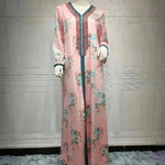 New Hot Diamond Arab Print Dress - EX-STOCK CANADA