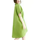 New Irregular Loose And Thin Literary Shirt Dress Women - EX-STOCK CANADA