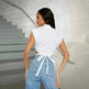 New Lace-up Trendy Shirt Top For Women - EX-STOCK CANADA