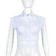 New Lace-up Trendy Shirt Top For Women - EX-STOCK CANADA
